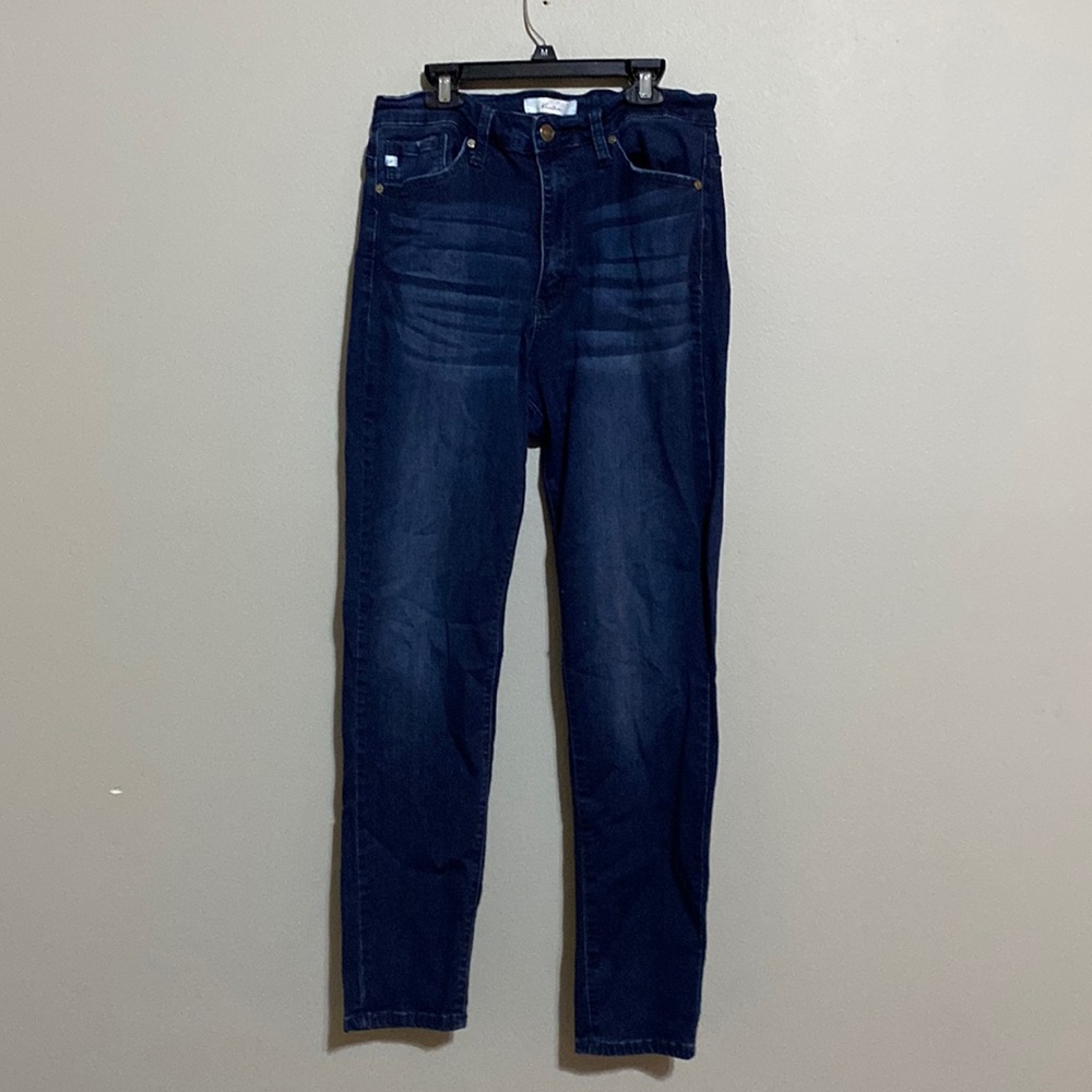 Blue denim jeans